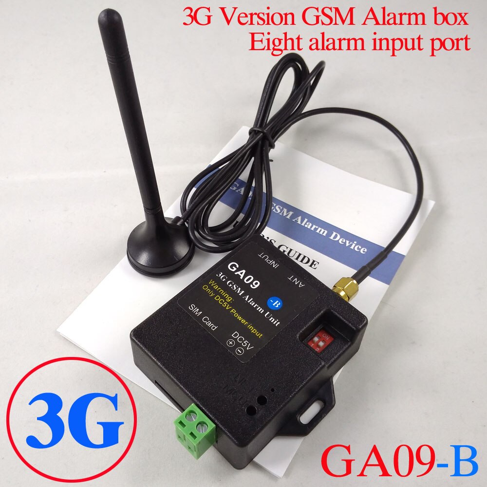 Gepubliceerd 3G en GSM App controle 8 kanaals GA09-B Mini GSM Alarm Inbraakalarm Systeem app smart thuis