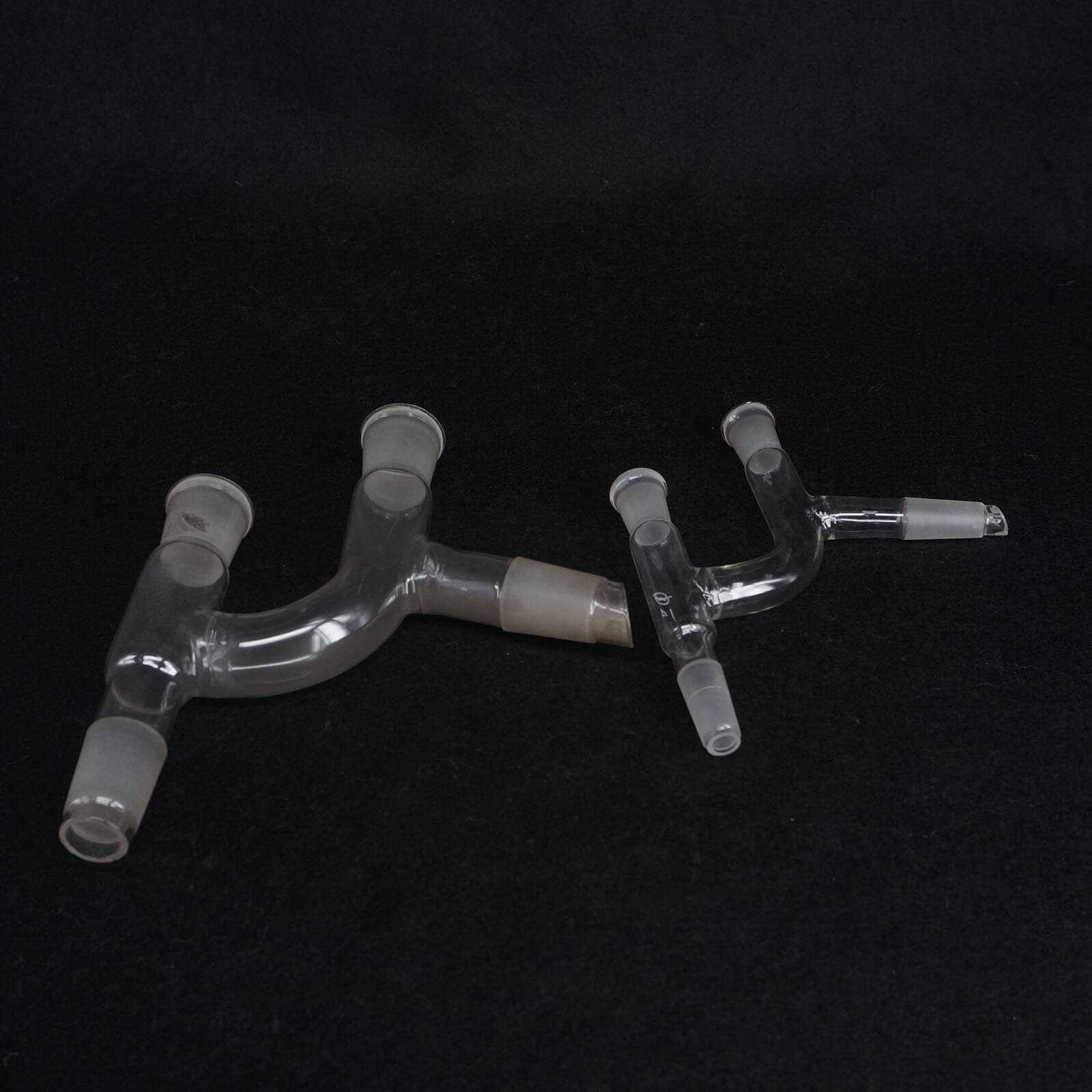 14/23 19/26 Joint 19/26 24/29 Stopper 4 Way 75 Degree Glass Distillation Adapters Connectors Four mouths distillation head