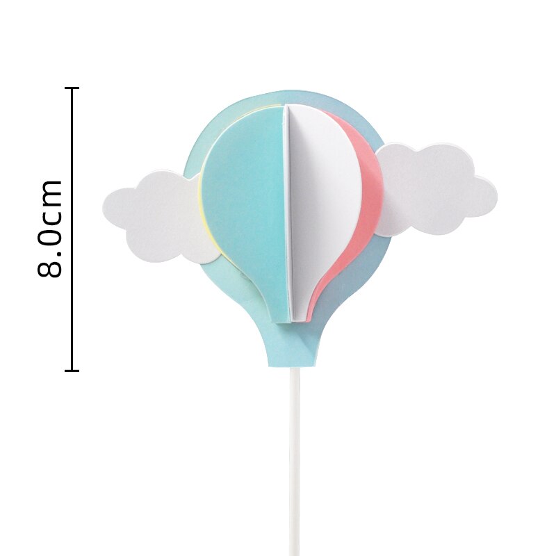 Décoration de gâteau en forme de petit Train bleu mignon, costume, poupée, décorations pour bébé, fête d&#39;anniversaire, fournitures de Dessert, décoration de gâteau,: 2 Blue