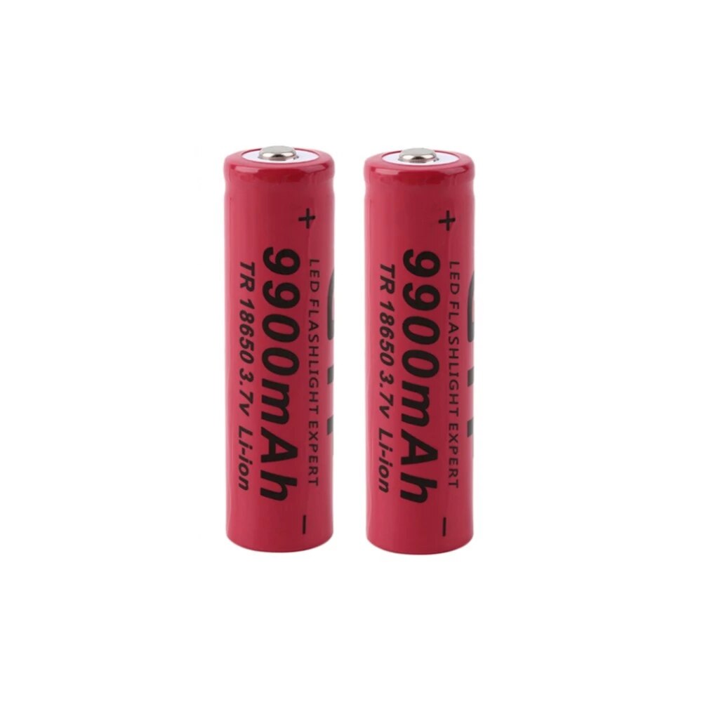 GTF akku 18650 batterie 3,7 V 9900mAh lithium-ionen-akku für Led taschenlampe zelle 18650 batterie: 2pcs