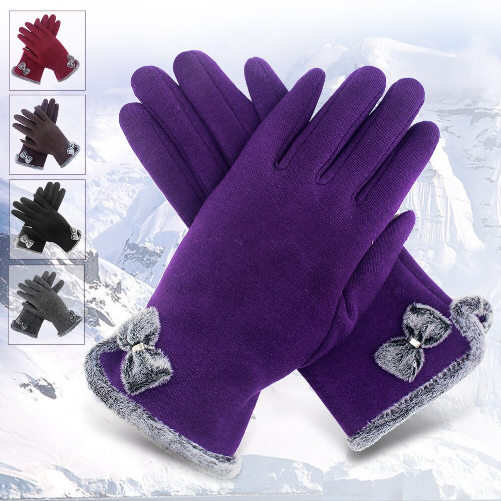 Women Men Touch Screen Winter Gloves Autumn Warm Gloves Wrist Mittens Driving Ski Windproof Glove