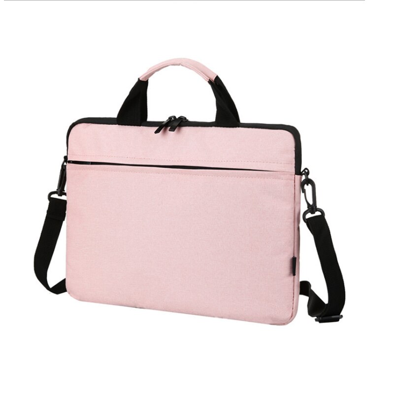 Torba na laptopa torba ochronna na ramię torba na Macbook pro13 14 15.6 pokrywa powietrzna do torebki HP ASUS Acer Lenovo Dell: Różowy / 13 Inch