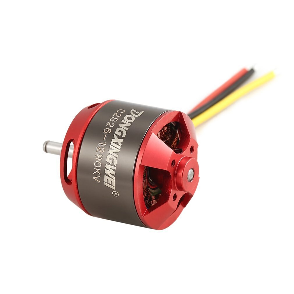 DXW C2826 2826 1290KV 2-4S 5mm Outrunner Brushless Motor for RC FPV Fixed Wing Drone Airplane Aircraft 1290 Propeller