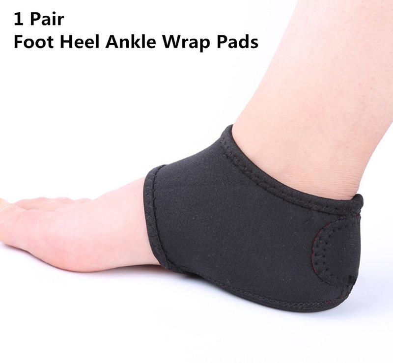 MISSKY 2pcs Foot Heel Ankle Wrap Pads Plantar Fasciitis Therapy Pain Relief Arch Support Socks