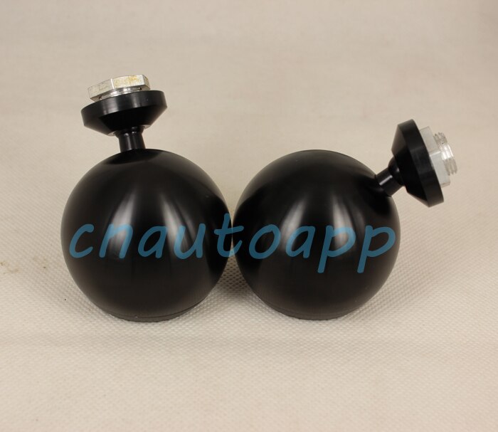 Car Tweeter Aluminium Base Speaker Boxes - Black ( One Pair )