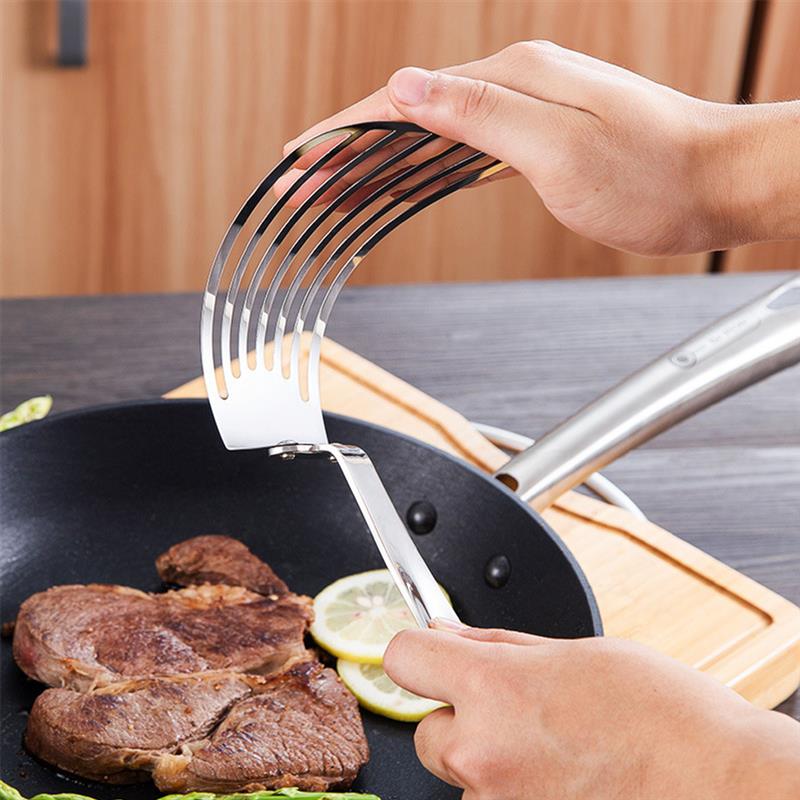 Stainless Steel Cooking Shovel Fried Fish Fried Steak Drain Shovel Kitchen Supplies Cookware Cooking Kitchen Supplies Gadgets
