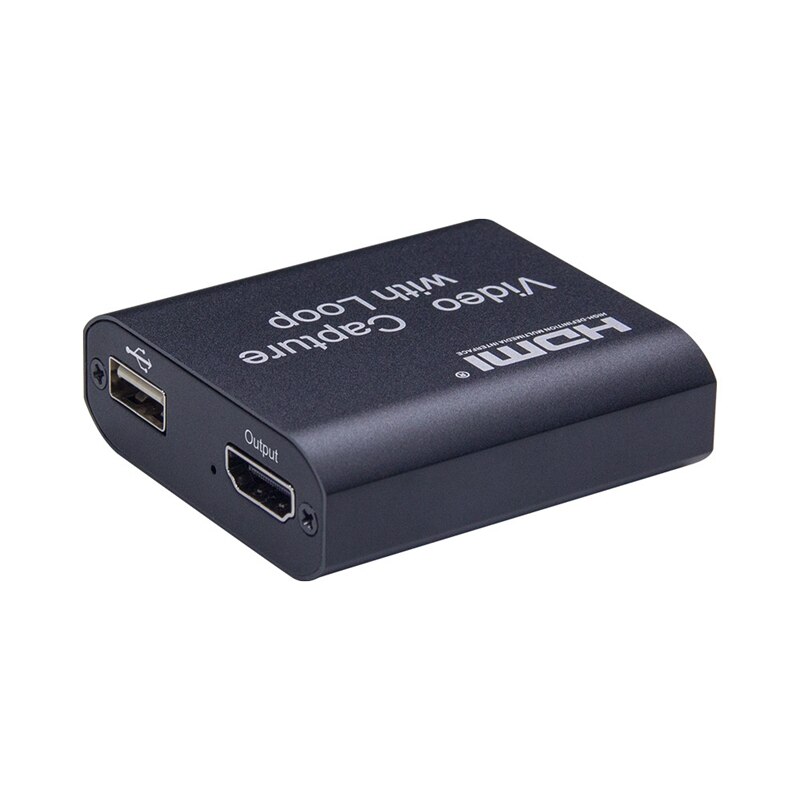 Video Capture Card HDMI Video Capture 1080P HD Video Recording Streams with Loop Out Usb3.0 Grabber Cards