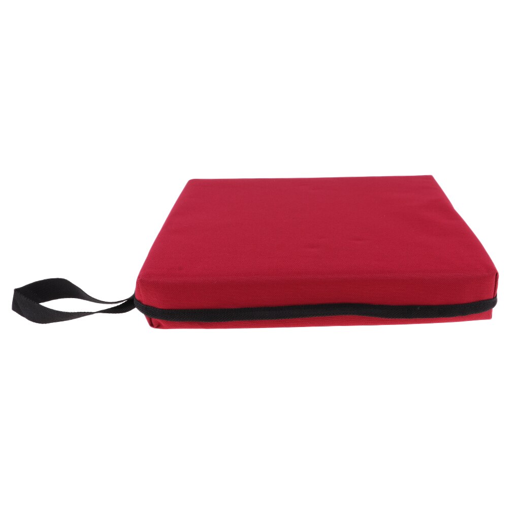 32X32X5Cm Outdoor Picknick Camping Stadion Zitkussen Pad Kruk Strand Mat: Red