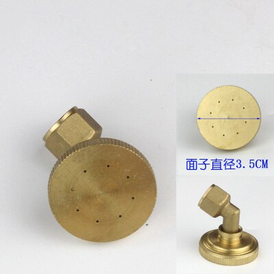 NuoNuoWell-boquilla de pulverizador de latón M14 * 1,5, protección de plantas, suministros de máquinas de lucha, accesorios de herramientas de riego agrícola: 8HOLE ELBOW