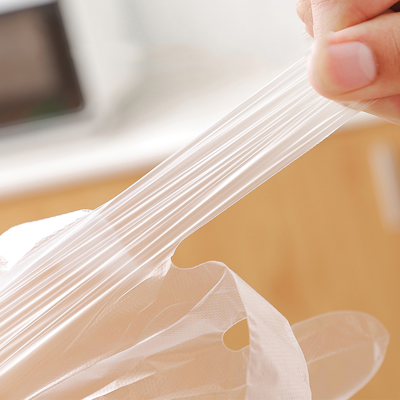 100 unids/caja guantes de vinilo resistentes al agua, guantes de limpieza desechables para el hogar, comida transparente, restaurante, cocina, guantes de limpieza para comer