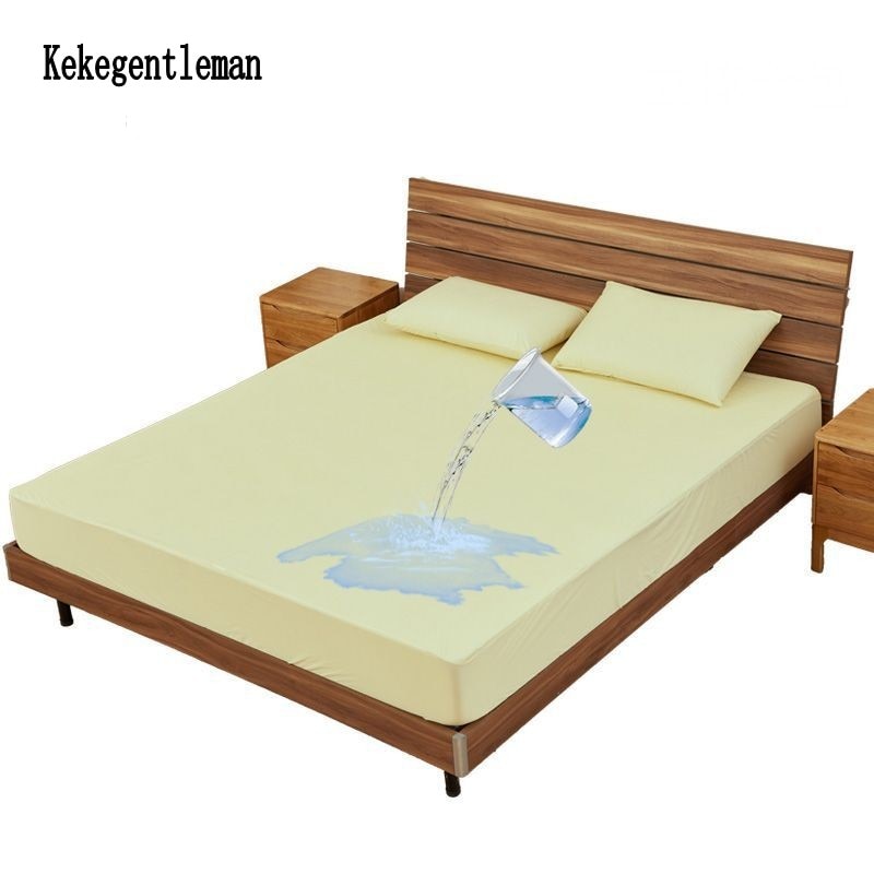 Terry Cloth Waterproof Mattress Protector Cover Pad Fitted Deep Pocket Premium Washable Bed Bug Proof Dust Mite Russian Size