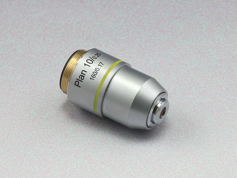 Biological Microscope Plan Objective Lens 4X 10X 20X 40X 60X 100X RMS Thread 160/0.17: TYPE A 10X