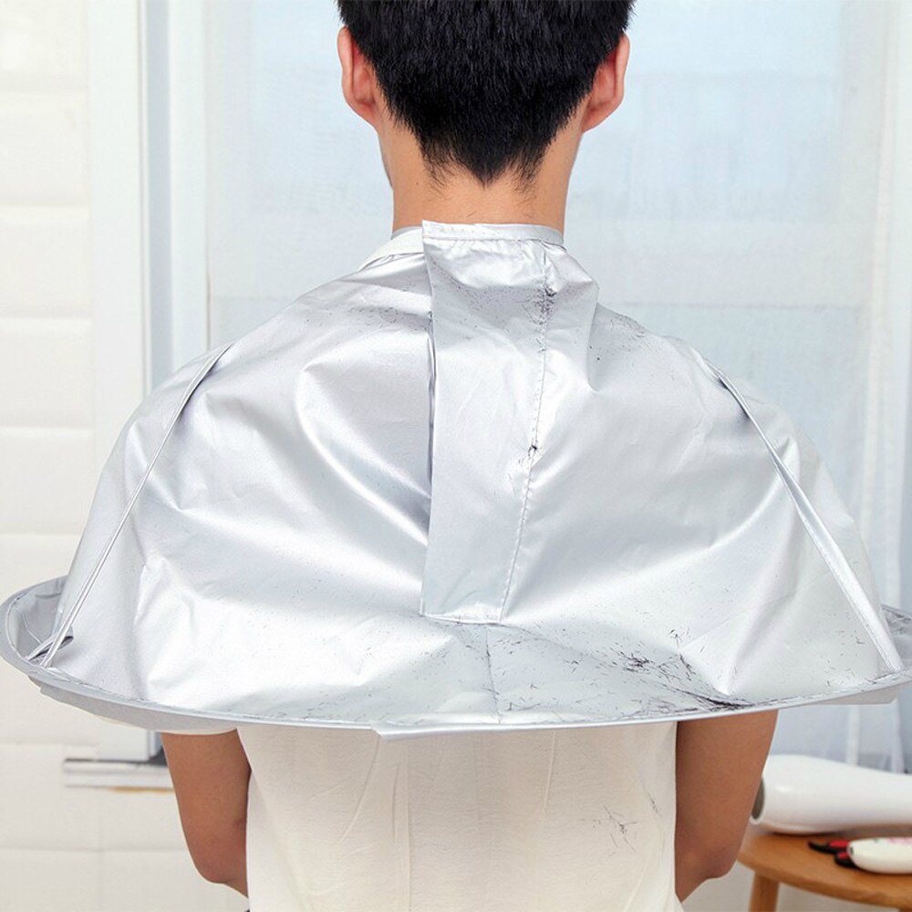 Waterproof Hair Cutting Cloak Adult Haircut Umbrella Cape Salon Barber Hairdressing Cover Hair Collector Cloth Wrap Foldable