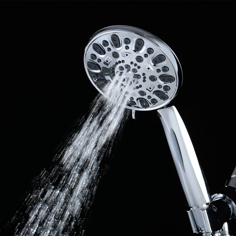 7 Function High Pressure Rain Shower Sprayer Set ABS Hand Held Shower Head Chrome Plated/Brushed Nickel Bathroom Shower Set