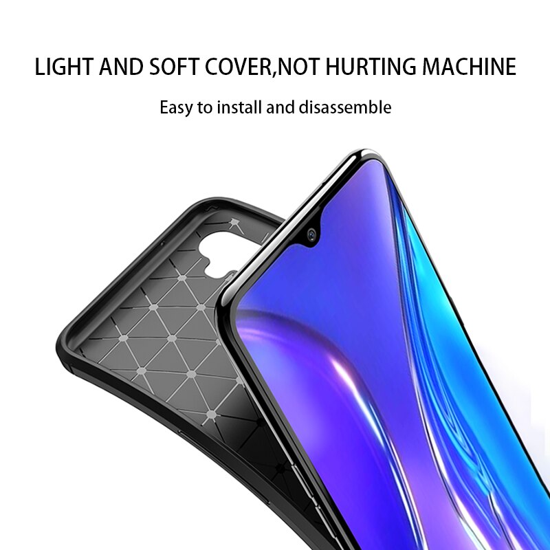 Für Realme XT Fall Original Ultra dünne Carbon fiber Weiche TPU Stoßfest Fall Rüstung Zurück Abdeckung Für OPPO Realme X k3 Fall X2 Abdeckung