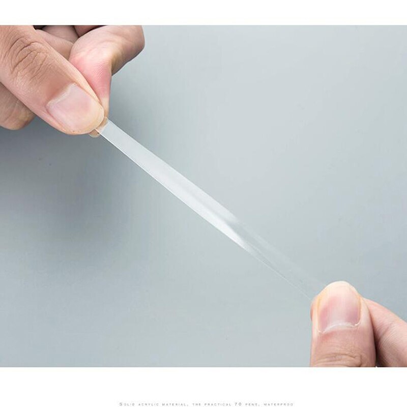 Acrylic Round Seamless Transparent Double-Sided Adhesive Simple Super Sticky Strong Waterproof Small Film Stickers