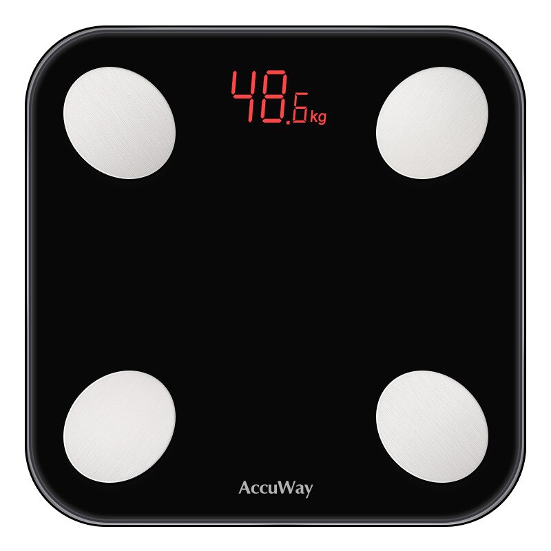 Digital Bathroom Weight Scale Balance Body Compositionweight Scale Smart Loss Weigh Balanca Digital Corpo Bathroom Scale BW50YSL: black