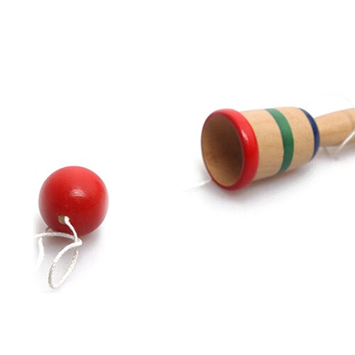 Japanse Traditionele Houten Kendama Ball Game Balance Ervaring Educatief Speelgoed