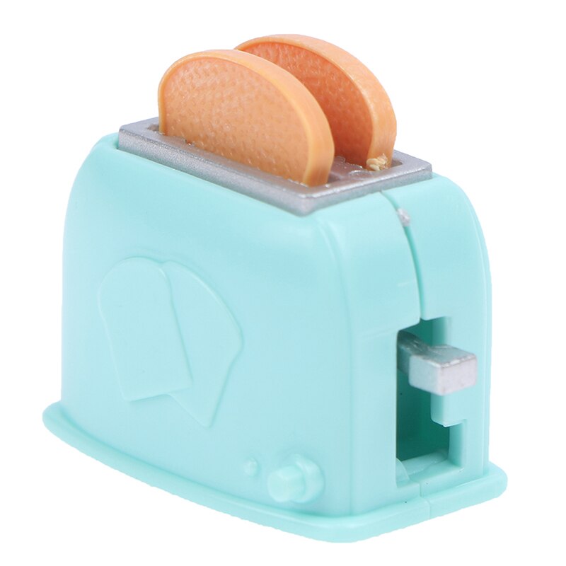Simulación de casa de muñecas, Mini tostadora en miniatura, modelo de juguete, decoración de escena de cocina