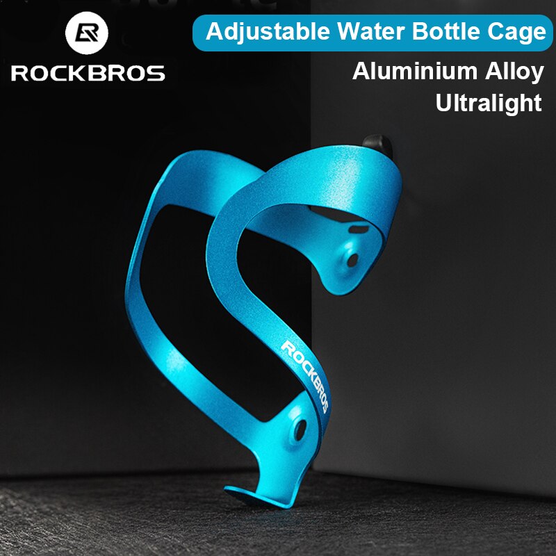ROCKBROS Bicycle Water Bottle Holder Ultralight Aluminium Alloy Adjustable Bicycle Bottle Cage Cup Holder Bicycle Accessories