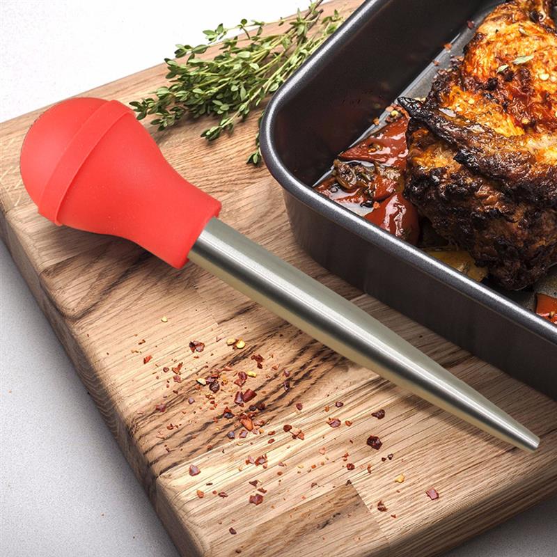 Silikon Huhn Türkei Baster Fleisch Spritze Marinad... – Grandado