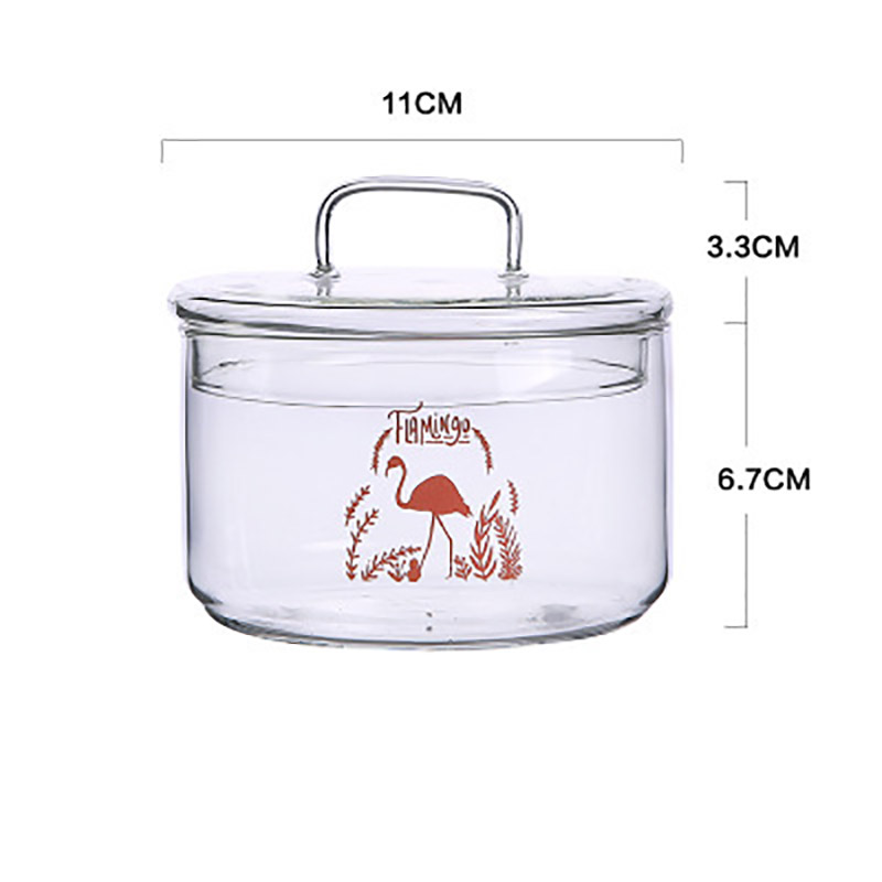 Bocaux de stockage en verre empilables résistants à la chaleur, conteneur hermétique pour café mason bocal distributeur de céréales rangement pour la cuisine: C with cover