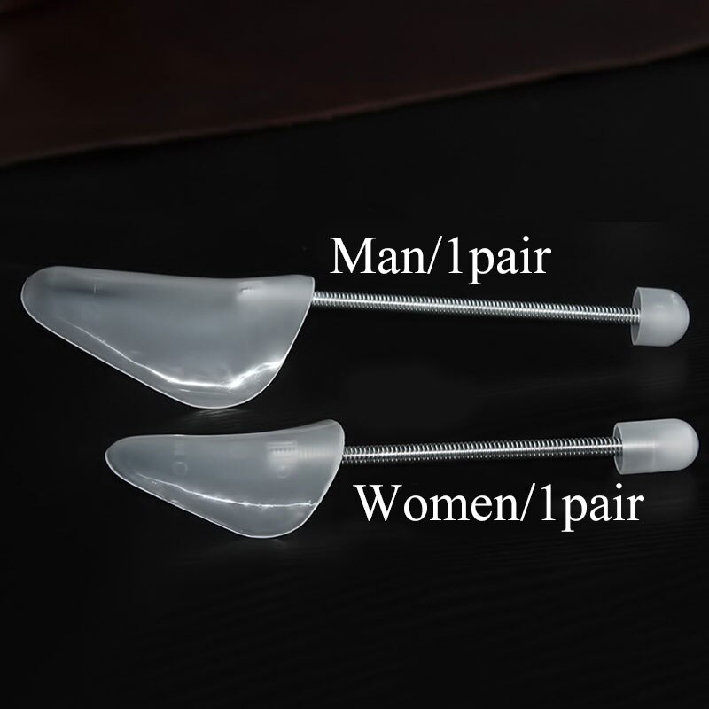 Shoe support Accessories Buttress Plastic Sustain Keep Undistorted Shoes support Clear Spring Hold Out Elastic DIY Shoes support: clear men