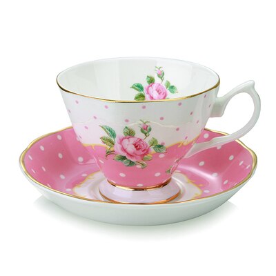Sæt europæisk bone porcelæn kaffesæt beholder engelsk eftermiddag keramisk te kop sæt mælkekop sæt arrangør køkken tilbehør: 3