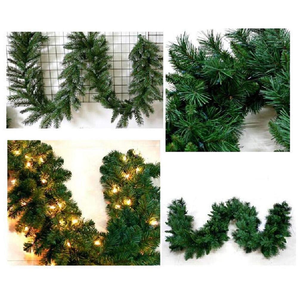 2.7m Pine Christmas Garland Decorative Green Christmas Garland Artificial Xmas Tree Rattan Banner Decoration Ship