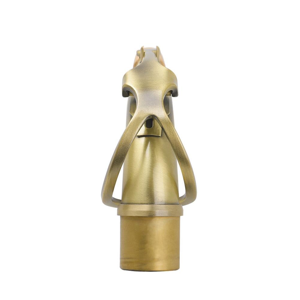 B65 sax böjhalsar för altsaxofon antik mässing tillverkat värmeisolerande material 24.5mm munstycken med läderkudde