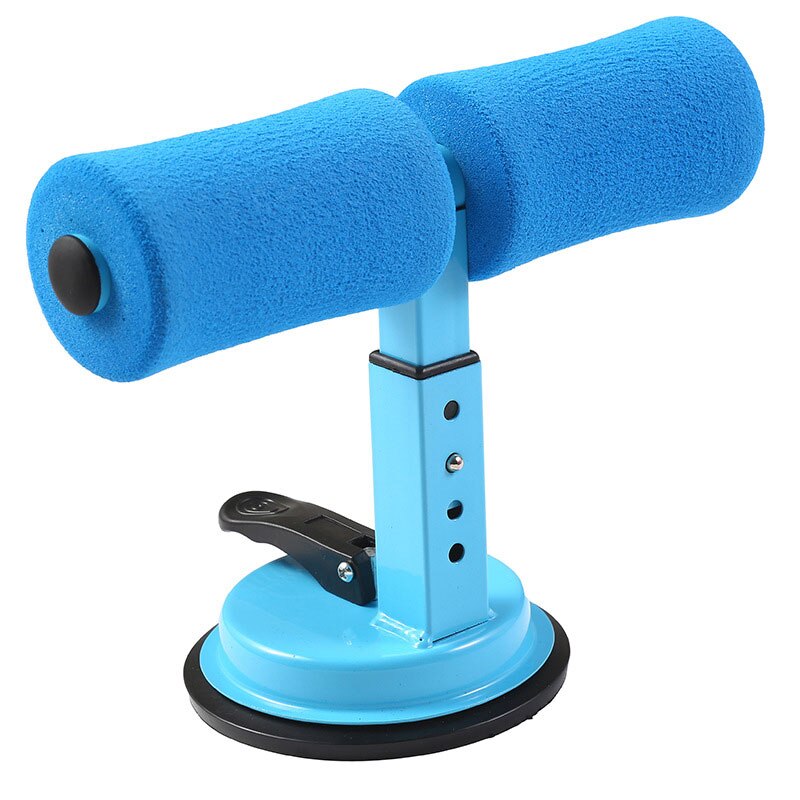 Get Up And Abdomen Sit Up Aid Self-Suction Fitness Equipment Portable Abdominal Crimp Strength Trainer Home Gym Muscle Training: Blue