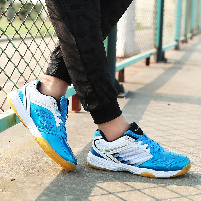 Classic Blue Breathable Tennis Shoes Men Trainers Non-slip Court Tennis Sneakers Men Outdoor Fitness zapatillas hombre