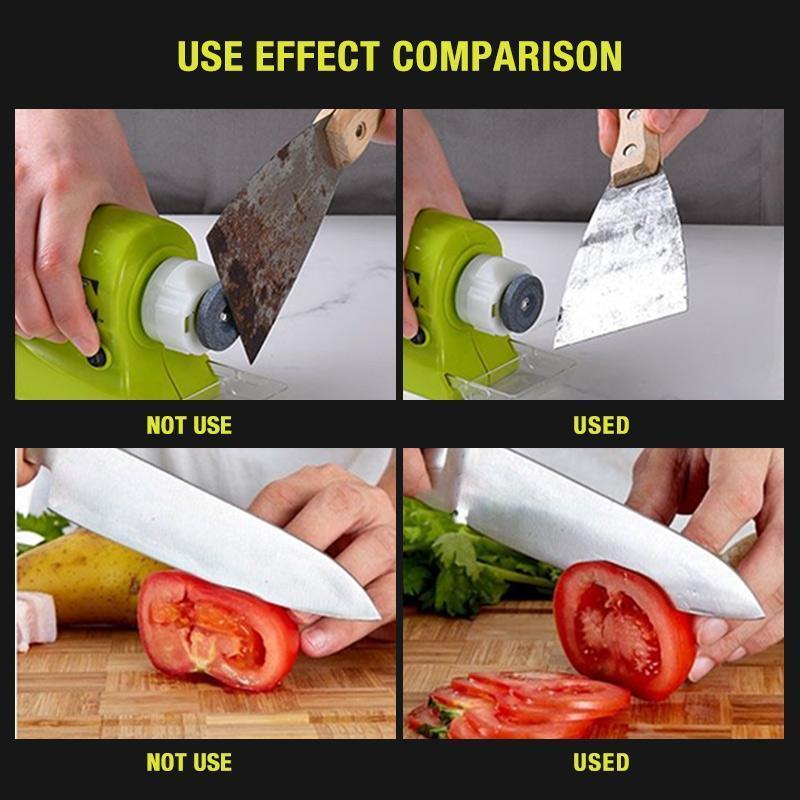 Electric Knife Sharpener Cordless Motorized Blade Household Sharpener Swifty Sharp Kitchen Knife Blade Sharpener