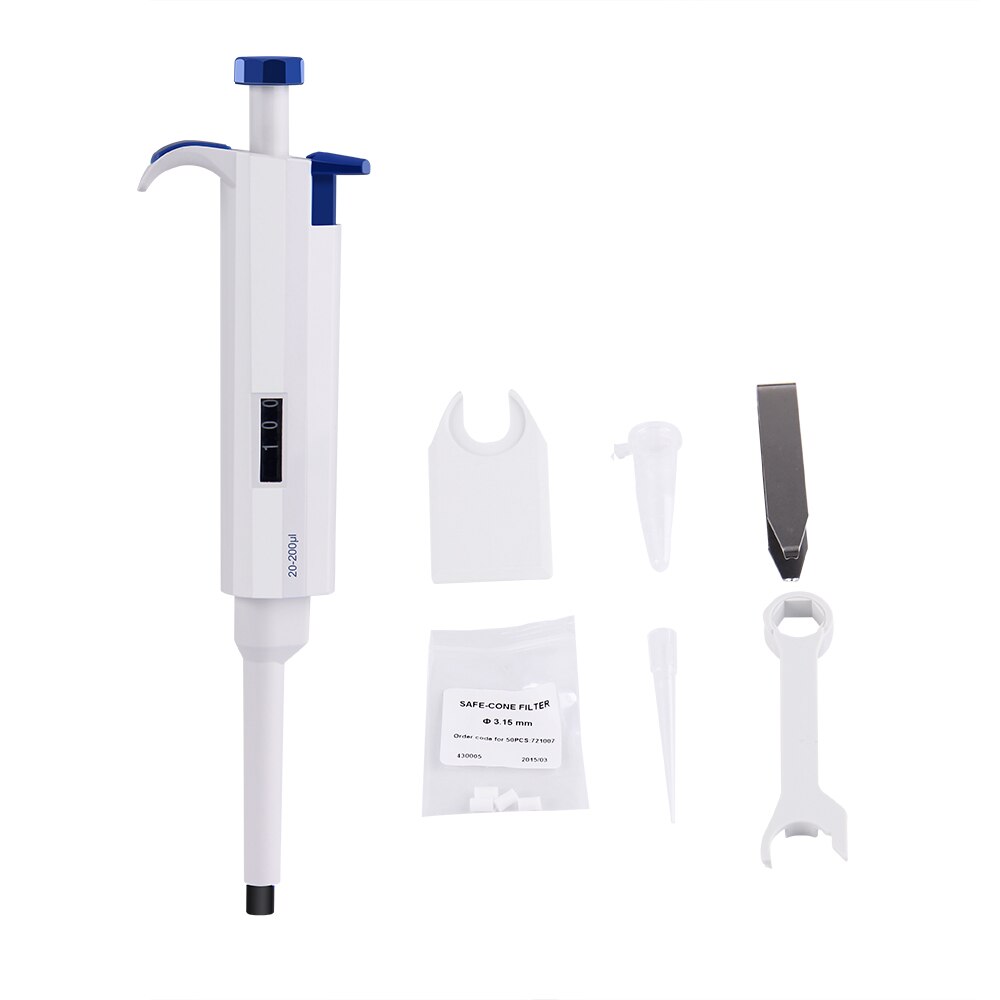 FOURE'S Scientific 20-200ul Lab Digital Pipette Single Channel Manual Adjustable Micropipette Pipettors Gun Laboratory Tools