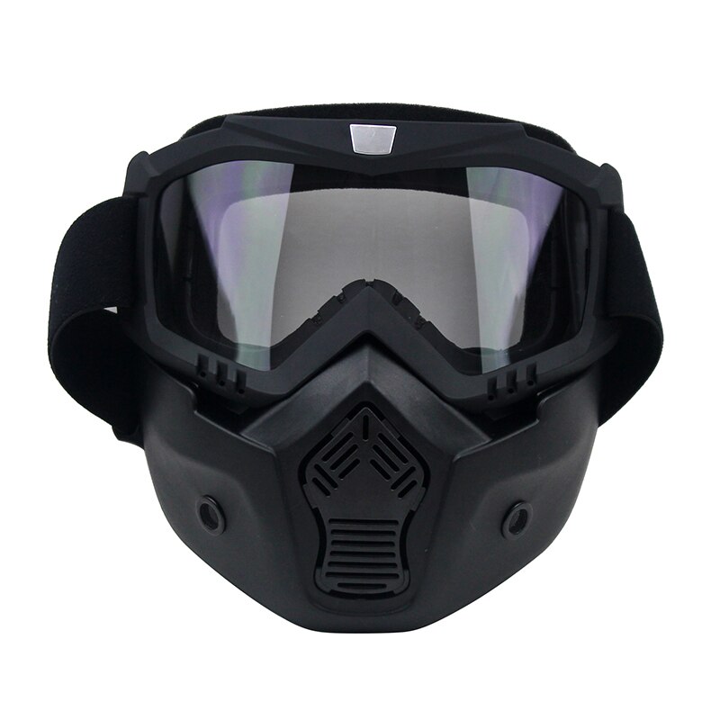 Motorcycle Face mask Goggles Ski goggles Motorbike Motor Open Face Detachable Goggle Helmets Vintage Glasses
