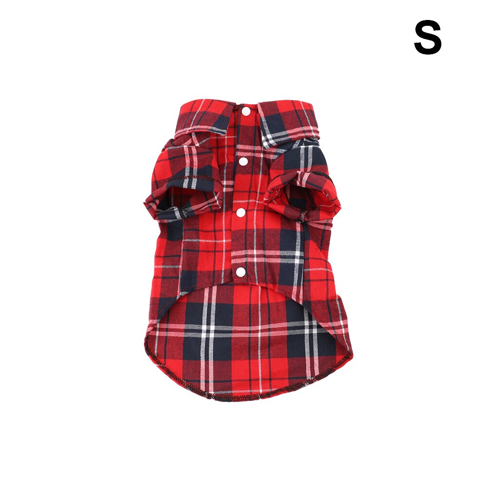 T-shirt à manches courtes en coton doux pour chien, vêtement pour animal de compagnie, chiot, chaton: Red S