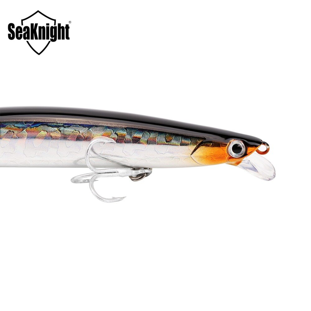 SeaKnight Brand SK008 Series 8PCS/Lot Minnow Fishing Lures 20g 125mm 0.3~0.9M Artificial Hard Bait 3D Eyes 3 Hooks Fishing Lure
