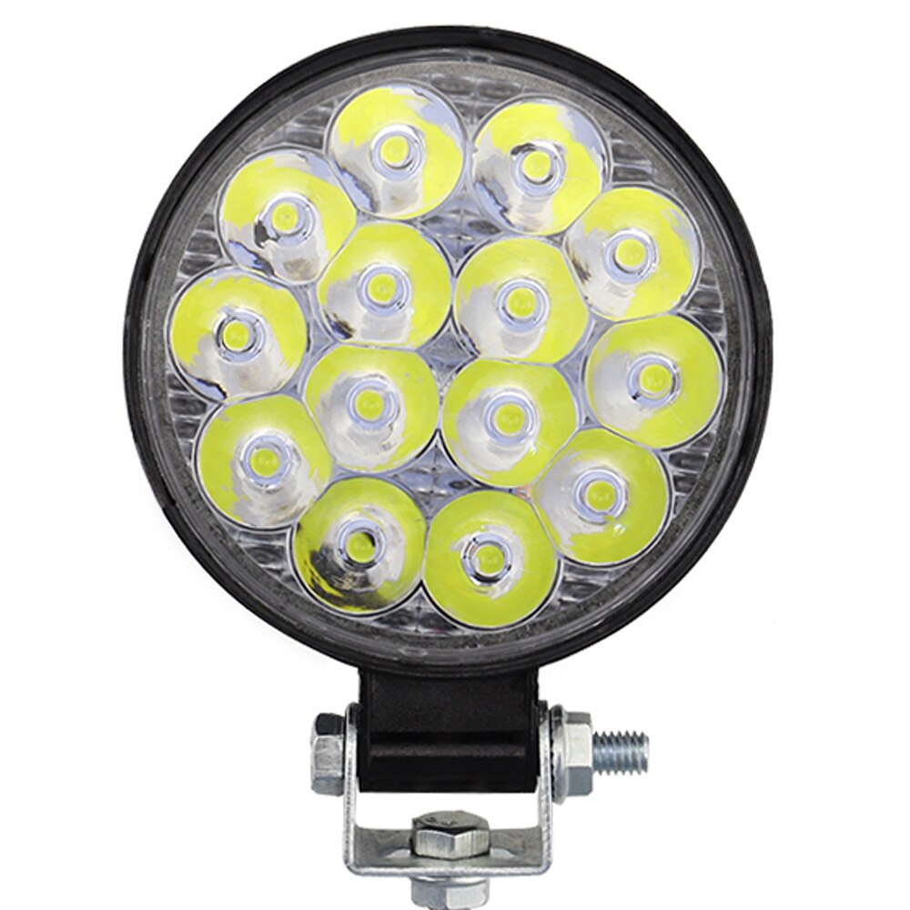 Truck Working lights Round 42W IP68 Off-road Replacement Car 14-LED Spot Flood