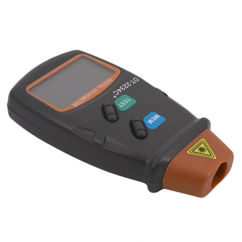 Digital Tachometer Rpm Meter Non-Contact 2.5Rpm-99999Rpm Lcd Display Speed Meter Dt2234C Tester Speed