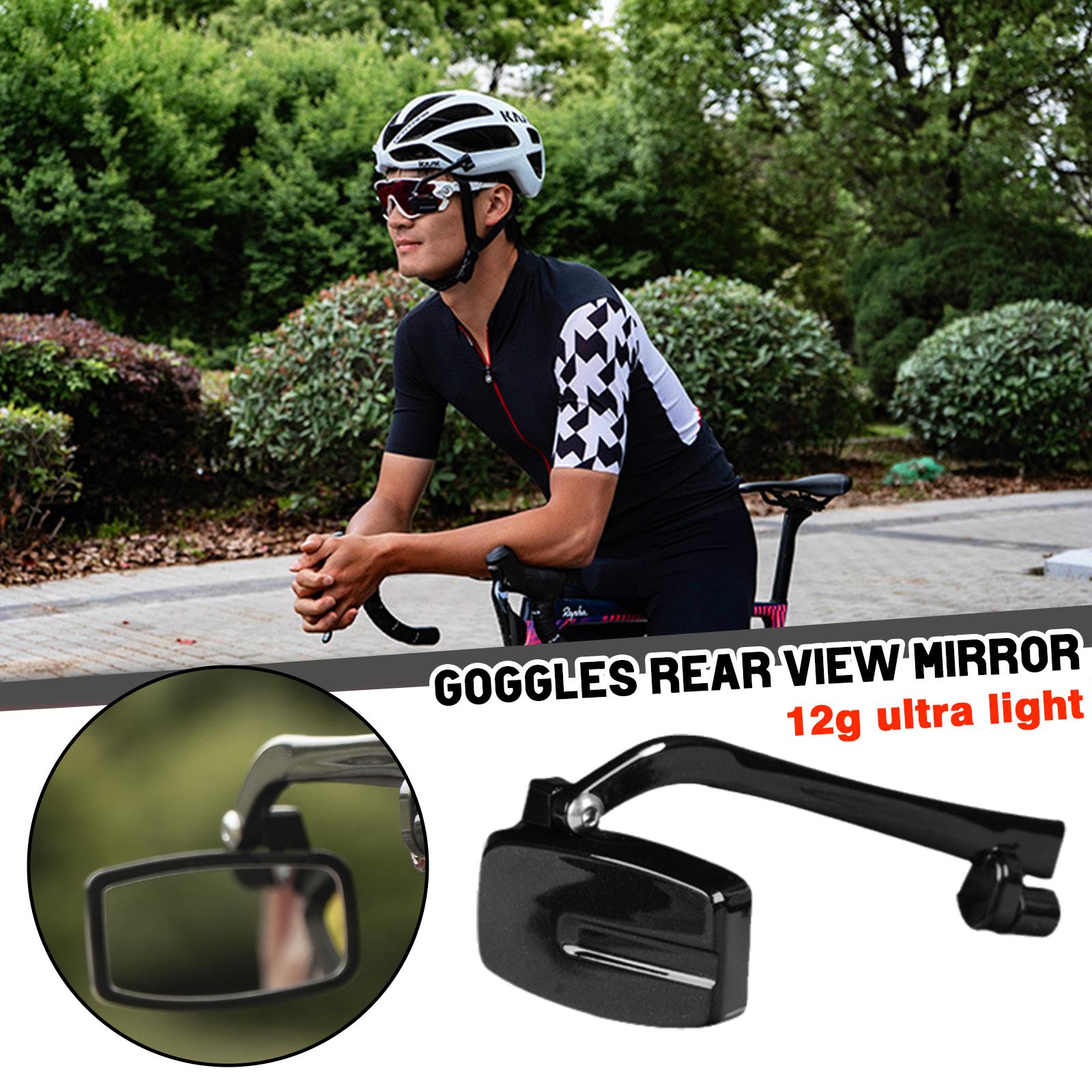 Gafas de ciclismo para bicicleta, espejo retrovisor, casco retrovisor, gafas ajustables, montaje 360 Gogg F8a2