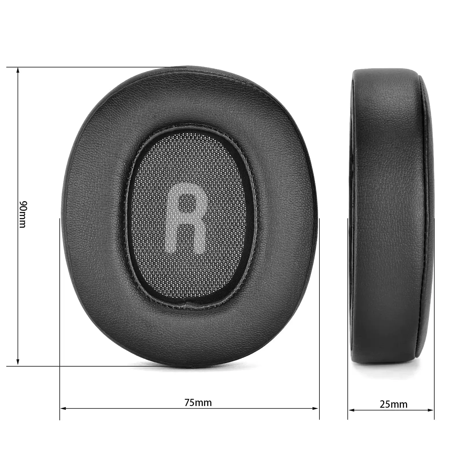 Ersättningsöronkuddar lämpliga för jbl tune 700bt 710bt 750 btnc headset mjuka skumöronkuddar öronsnäckor hörlurar tillbehör