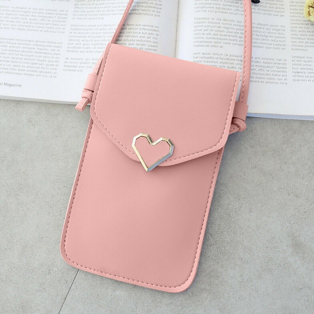 Shoulder Body Screen Phone Cross Leather Cell Case Wallet Bag Pouch case