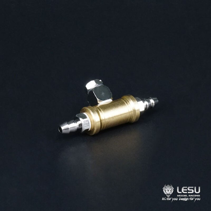 LESU Tuyau d'échappement en métal pour 1/14 DIY Tamiyaya RC