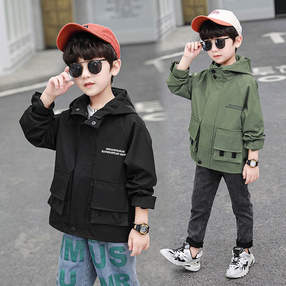 Chaqueta cálida de manga larga para niños, abrigo informal de dibujos animados, 2 colores para 4, 5, 6, 7, 8, 9, 10, 11, 12, 13, 14 años, primavera y otoño