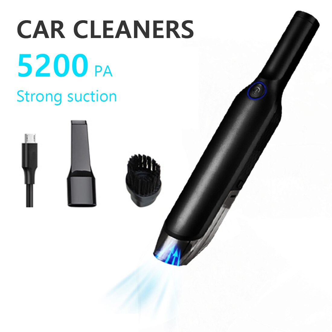 Car Vacuum Cleaner 120W Portable Handheld Vacuum Cleaner Auto Wet/Dry Car Vacuum Hand Filter 12V: wieless