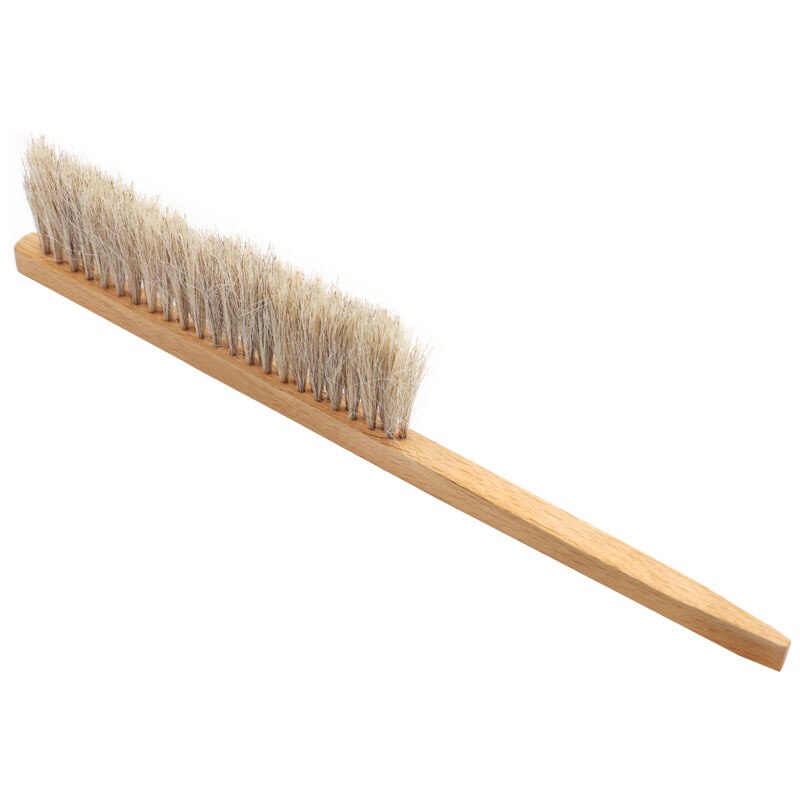 Cepillo de limpieza de colmena con mango de madera múltiple, herramientas de apicultura para barrer abejas, equipo de apicultor con cerdas de una sola fila