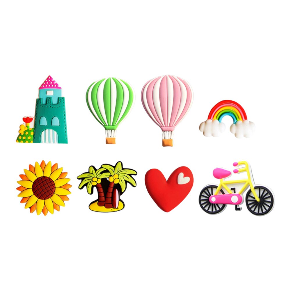 8 Pcs Soft Refrigerator Magnets Funny Fridge Stickers Fridge Magnets Home Blackboard Stickers Party Decorations: Picture 1