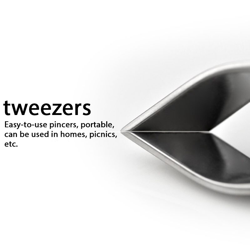 1 PC Stainless Steel Fish Bone Tweezers Pincer Clip Puller Remover Tongs Fish Bone Plucking Clamp Kitchen Gadgets Tools