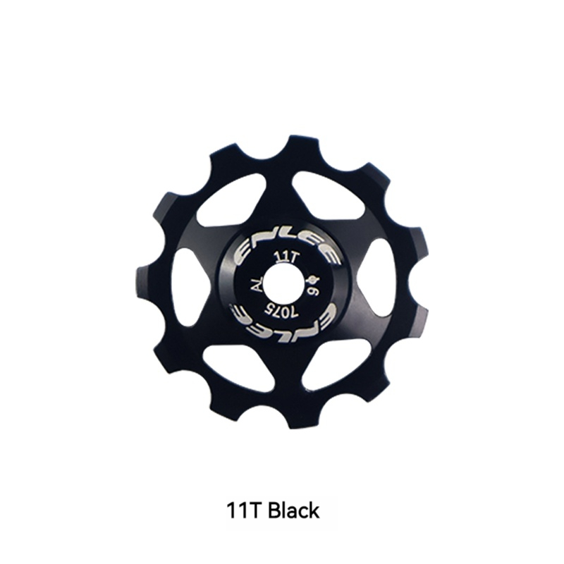 ENLEE Fahrrad Aluminium Legierung führen Rad Rolle Schaltwerk 11T 13T führen MTB Keramik Lagerbier Jockey Rad Für 4/5/6MM: Orange