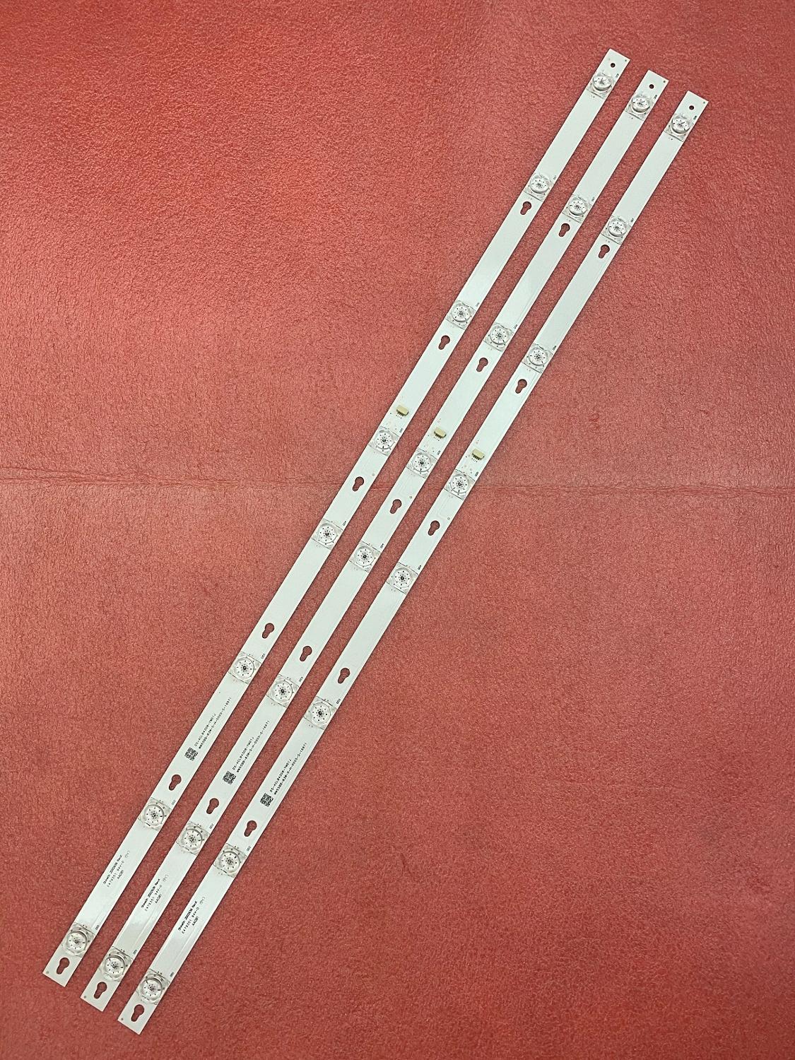 3 st led bakgrundsbelysningslist för thomson 43 uc 6306 43 uc 6406 tcl 43 s 303 43 s 305 43 dp 608 d43 a 810 tot _43 d 2900_3 x 8 oem 43 lb 06_ led 3030 f 2.1